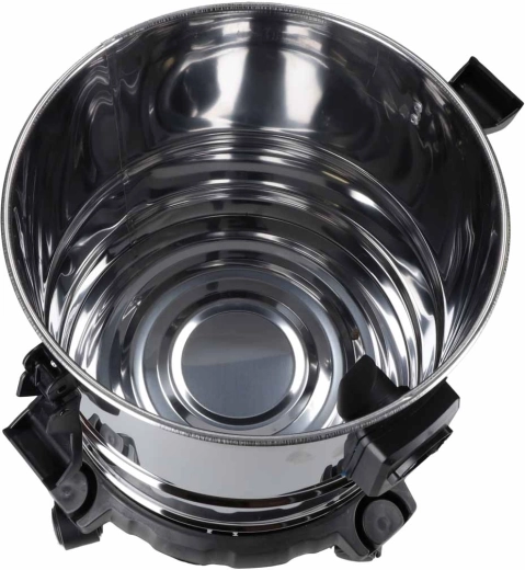Grande cuve métallique de 20 l pour un nettoyage confortable