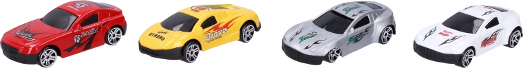 Voiture miniature en métal 8 cm avec roues libres
