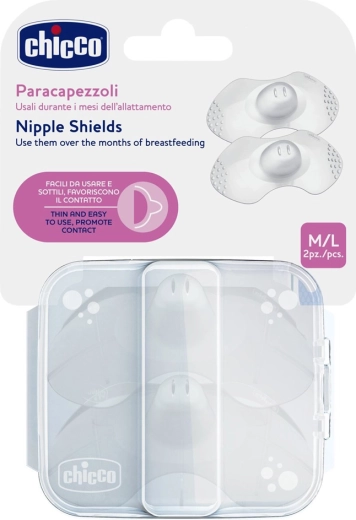 Chicco protège-mamelons SkinToSkin en silicone 2 pcs M/L