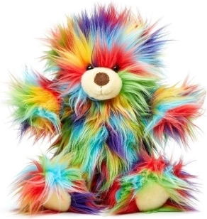 Ours en peluche coloré 23 cm