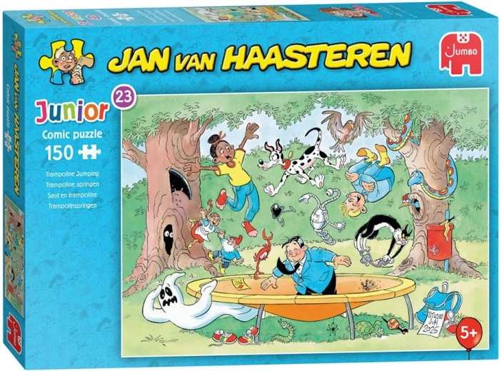 Puzzle JUMBO Jan van Haasteren Junior : Saut sur un trampoline, 150 pièces