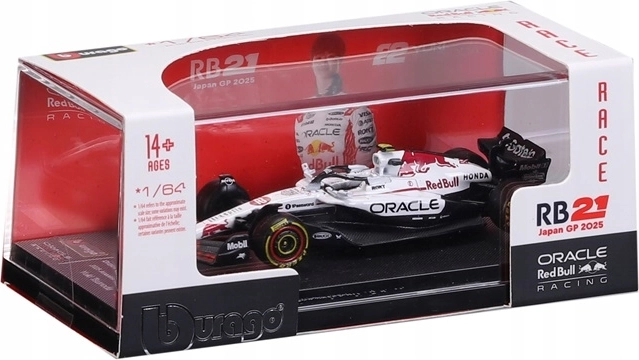 Modèle Formule 1 Bburago Oracle Red Bull Racing RB21 Yuki Tsunoda 1:64