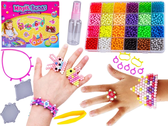 Perles à eau – kit de création de bijoux 3500 pièces