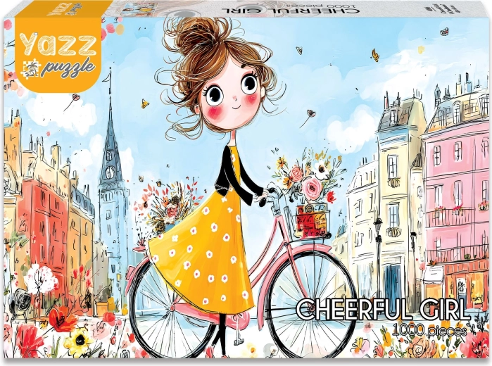 Puzzle Yazz fille joyeuse 1000 pièces