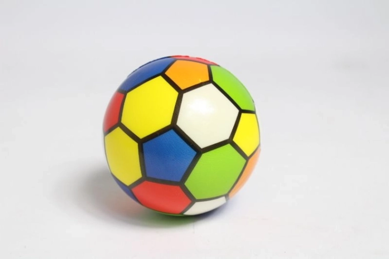 Balle souple colorée 10 cm (6 pcs)