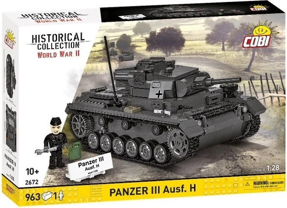 COBI Panzer III Ausf. H – kit de construction 963 pièces (1:28)