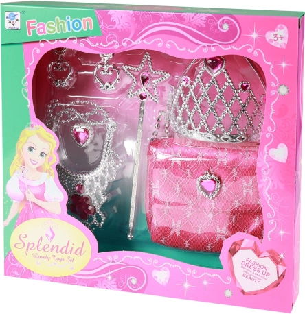 Coffret de princesse avec sac à main – rose