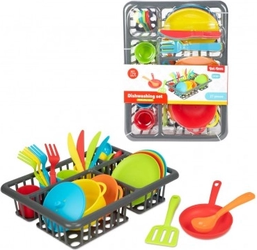 Set de vaisselle en plastique pour enfants, 27 pcs