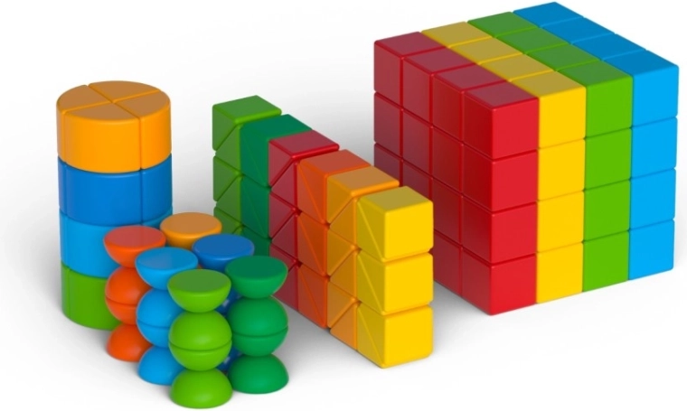Geomag Magicube Shapes jeu de construction magnétique 164 pièces