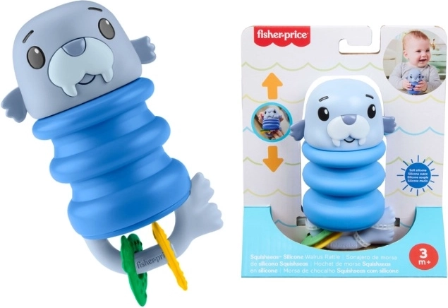 Hochet sensoriel et anneau de dentition morse Fisher-Price