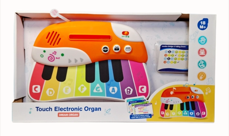 Piano électronique pour enfants avec cartes de jeu