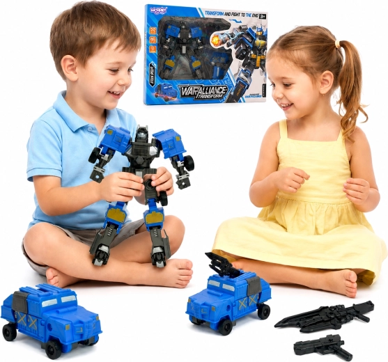 Robot de combat transformable Woopie 2 en 1 - 1 pièce