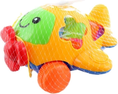 Boîte à formes avion – jouet en plastique pour enfants dès 3 ans