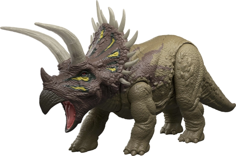 Triceratops réaliste aux détails soignés