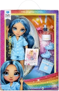Poupée Rainbow High Junior Pyjama Party, Skylar Blue