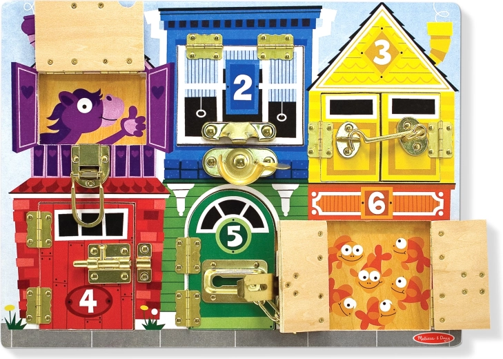 Tableau en bois à serrures MELISSA & DOUG