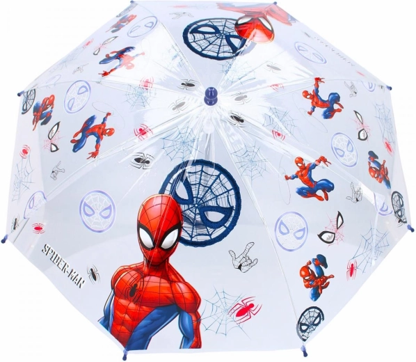 Parapluie enfant transparent Spider-Man - 1 pièce