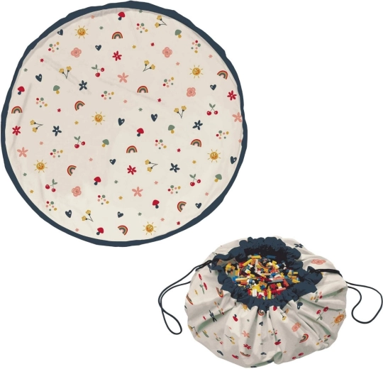 Play&Go Noomad original tapis de jeu et sac de rangement pour jouets Funny Days
