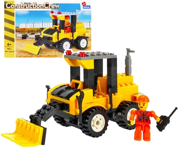 Jeu de construction engin de chantier avec figurine