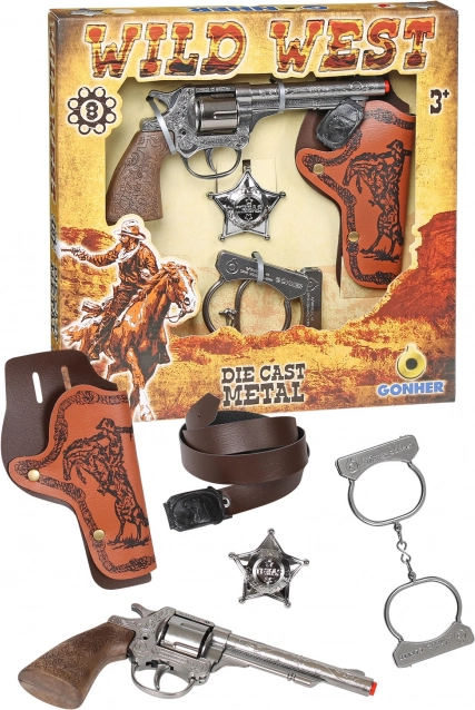 Ensemble cowboy avec menottes