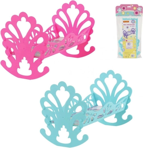Berceau pour poupées 30 cm (plastique)