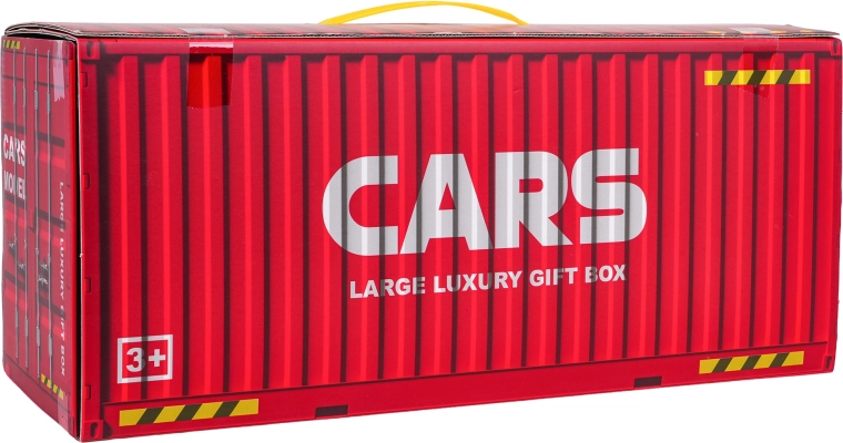 Méga set de petites voitures métalliques avec garage et conteneur pliable