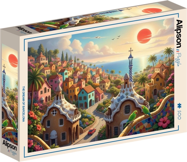 Puzzle Alipson Rêve de Barcelone 500 pièces