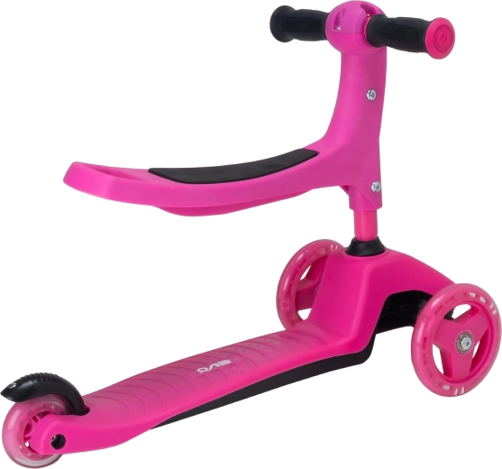 2-en-1 : porteur et trottinette tricycle