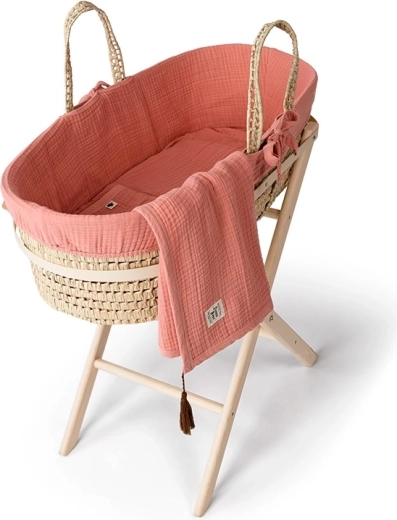 Funnababy set complet de couffin avec équipement Coral Pink