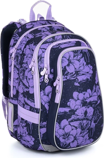 Sac à dos scolaire Topgal Lynn à fleurs