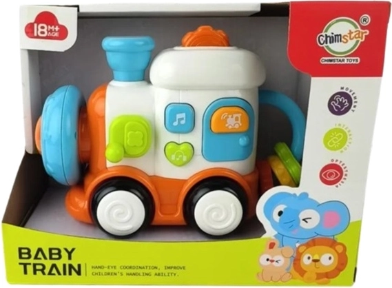 Locomotive pour enfants avec sons en boîte