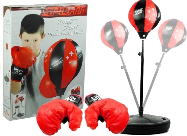 Ensemble de boxe pour enfants avec gants et support