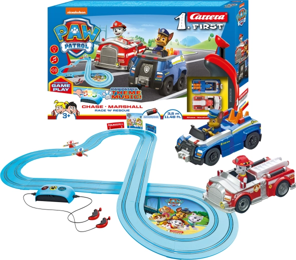 Circuit de course Carrera First Paw Patrol Race 'N' Rescue 3,5 m