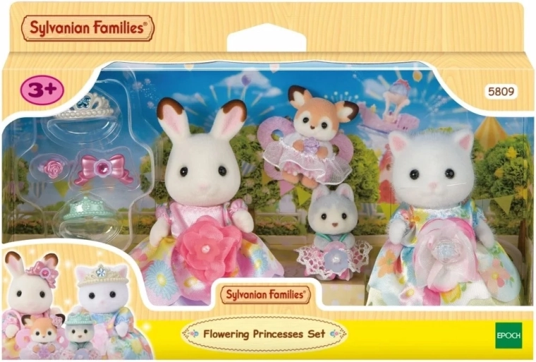 Sylvanian Families Princesses de Fleurs – set de 4 figurines