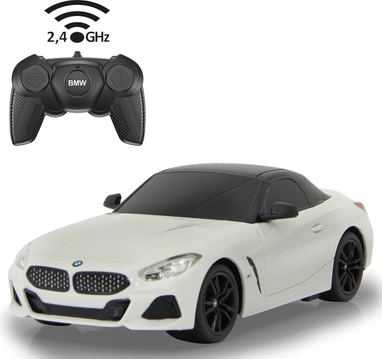 Voiture RC BMW Z4 Roadster Jamara 1:24 blanche, 2,4 GHz - 1 pièce