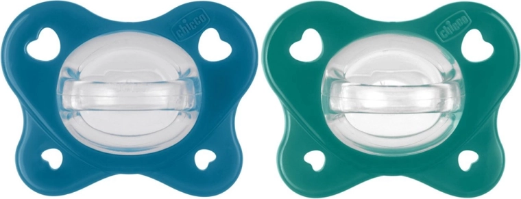Sucettes Chicco PhysioForma Dual Soft bleues 16–36 mois - 2 pièces
