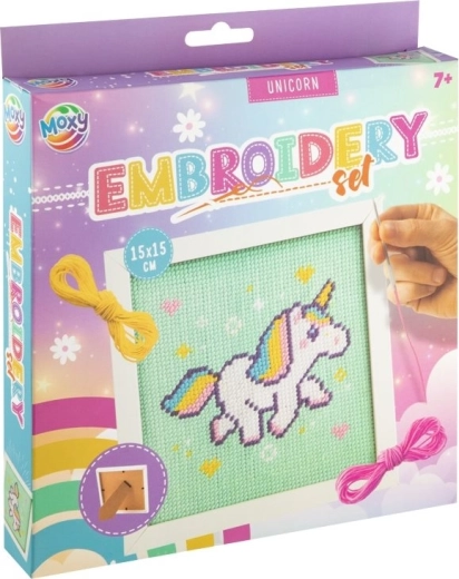 MOXY kit de broderie au point de croix – licorne