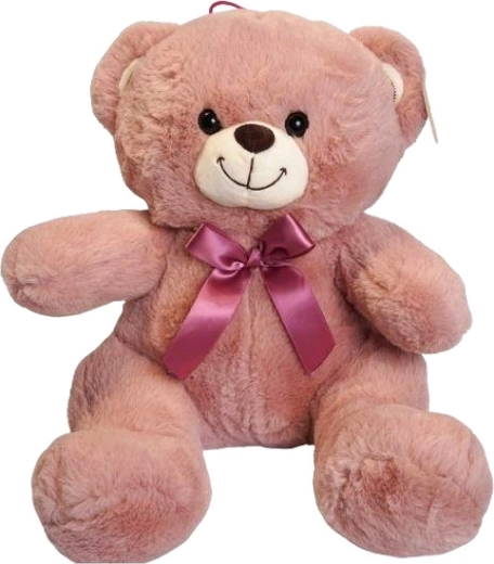 Grand ours en peluche rose