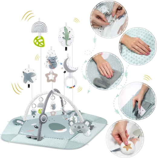 Réversible, pliable et facile à nettoyer