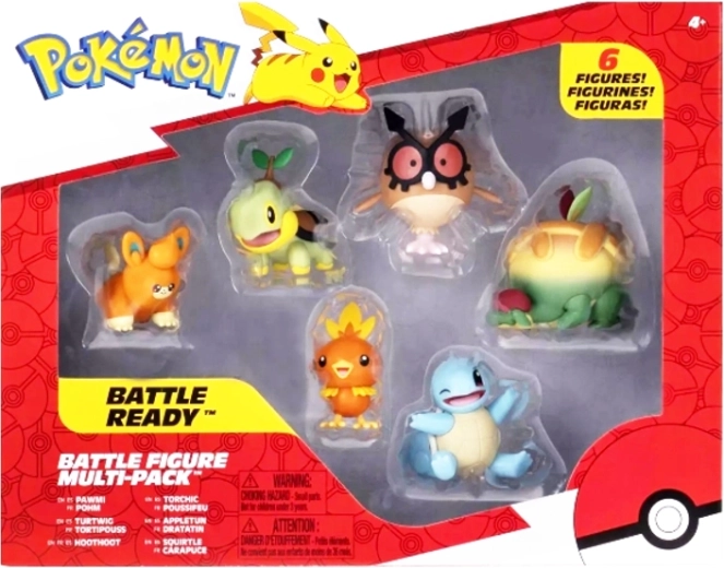 Pokémon – set de 6 figurines