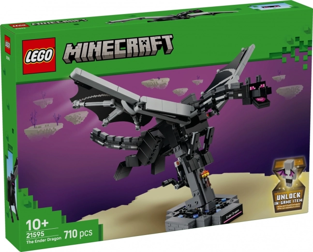 LEGO Minecraft Dragon de l’End – modèle à construire avec ailes battantes