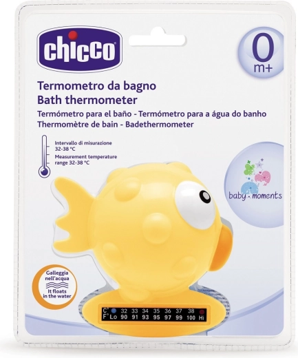 Chicco thermomètre de bain poisson – orange