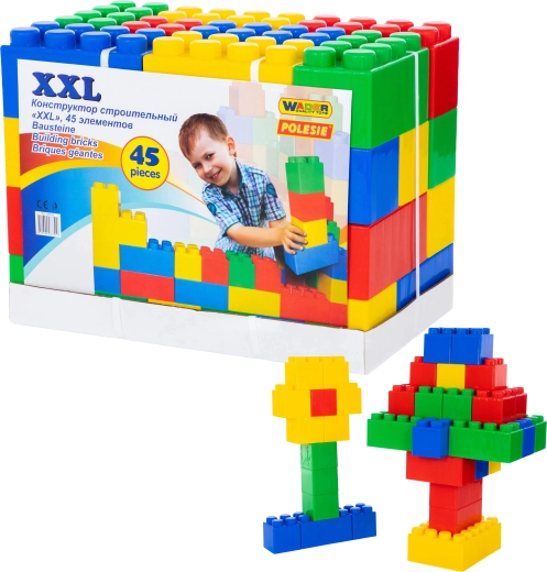 Blocs de construction XXL – 45 pièces