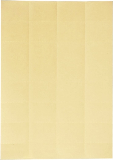 RM NOVÁ étiquettes de prix en papier sur feuille A4, jaune clair, 32 pcs/feuille, 100 feuilles