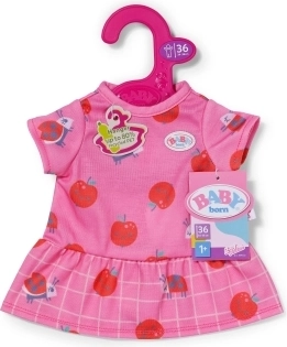 BABY born robe d’été rose foncé pour poupées de 36 cm