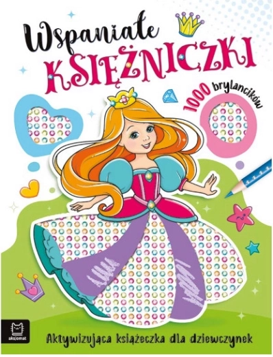 Princesses fantastiques – livre d’activités pour filles avec 1000 strass autocollants