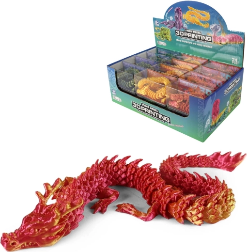 Dragon chinois magique imprimé en 3D - 1 pièce