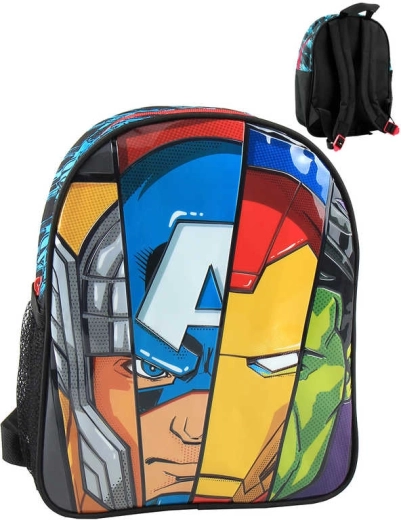 Sac à dos enfant Avengers 25 × 31 × 10 cm avec porte-boisson