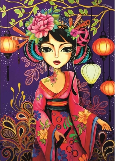 Puzzle geisha 1000 pièces