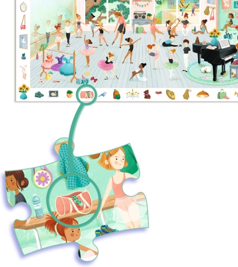 Scène colorée de classe de ballet